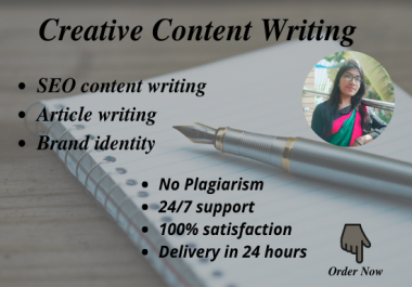I will be your 1200 words expert SEO friendly creative content writer