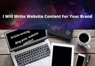 I will write content for your website