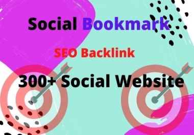 Create manually 100 social bookmarking,  social backlinks