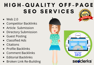 I will rank your website with monthly white hat off page SEO service