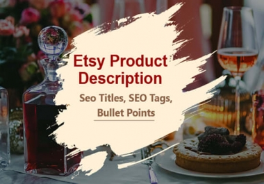 write etsy product description titles and tags for your etsy listing