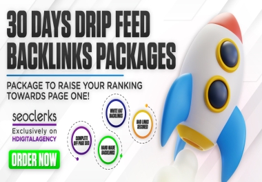 Rank your website on google With 30 Days Drip Feed High Quailty Backlinks