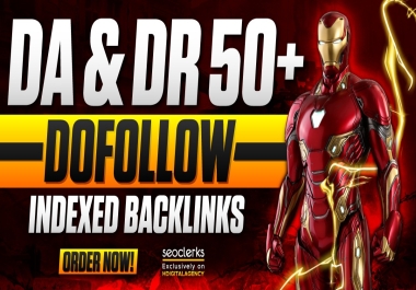 I will do 50 Blog Post do follow SEO contextual Unique DA50+DR55+ Backlinks