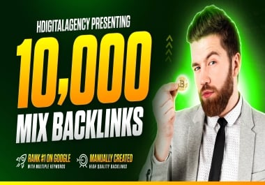 10,000+ High-Power All-in-One Multi 3 Tiered SEO Backlinks Package Advanced Google Ranking Formula