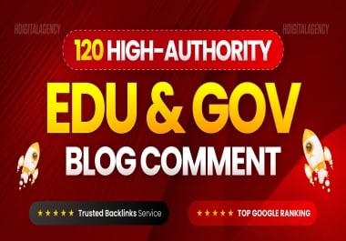 Get 120 High Authority Contextual Blog Comment Manual Backlinks on DA DR TF Sites
