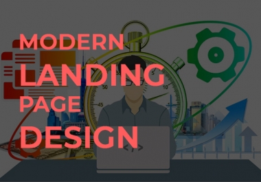 I will Design Modern Landing Page