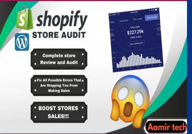 i will review shopify store for higher conversion