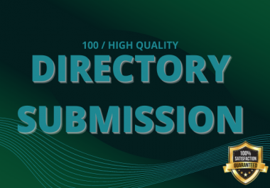 I will Provide 100 high authority directory submission