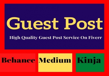 I will do 3 guest post on da 92 plus sites dofollow backlinks