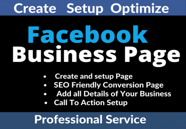 I will create and design facebook business page that wll grow your business