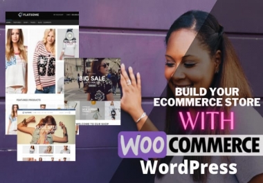 I will develop a wordpress ecommerce website online store