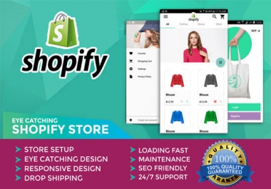 I will build 10k profitable shopify store, shopify website with shopify winning products