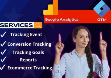 I will setup google analytics and tag manager for goals and event tracking