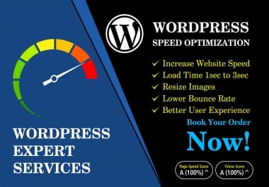I will optimize wordpress speed improve load time
