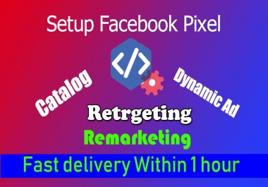 I will setup facebook pixel, catalog, shop, custom audiences