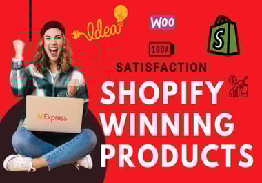 I will do shopify winning product research for dropshipping