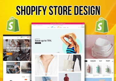 i will create shopify dropshipping store and shopify ecommerce website