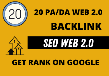 Manually create 20 high quality web2 0 backlinks