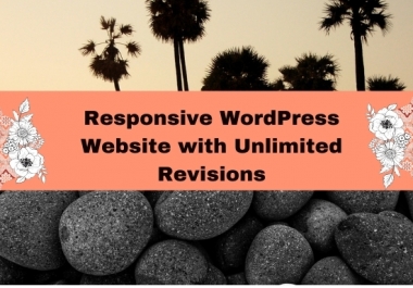 I will make responsive WordPress website design,  blog or WordPress website