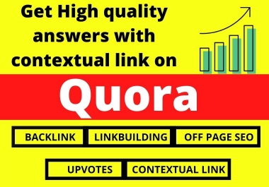 Provide 50 HQ QUORA answers with Backlinks