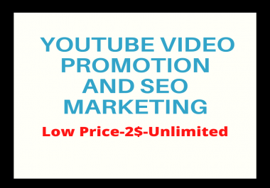 SEO marketing and Quality YouTube Video Promotion