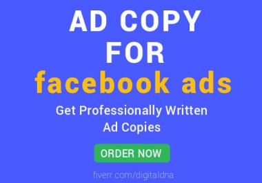 I will write compelling ad copy for FB ads
