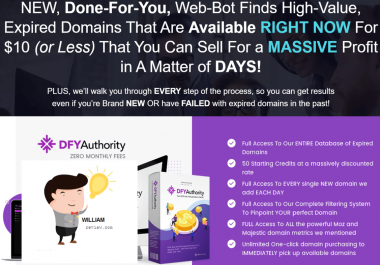 I will do high da expired domain research with authority backlinks
