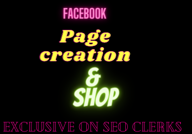 I will create FB page and shop
