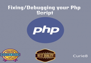 Fixing/Debugging your PHP script