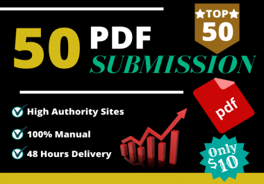 I will do 50 PDF submission on top document sharing sites
