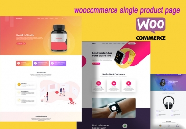 I will woocommerce single product page