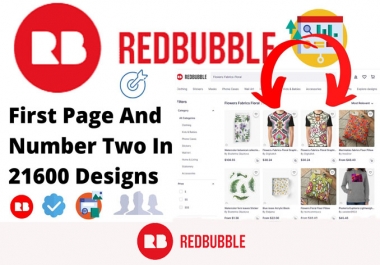 I Will Upload Print On Demand Designs To Redbubble With Perfect SEO
