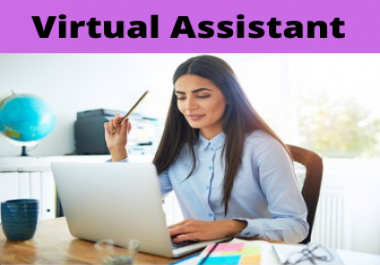 I will do Virtual Assistant and data entry,  Web Research
