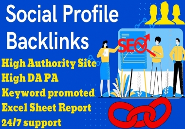 create 100+ DOFOLLOW High PR1-PR7+ or DA 30+ Highly Authorized Google Dominating BACKLINKS