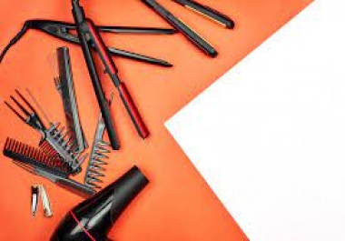 Selling an exclusive 100 article containing 450 words talking about how to choose hair styling tool