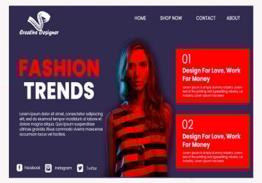 I will design or redesign drupal and Webflow website