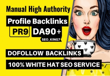 I will create 100 manual high quality profile backlinks