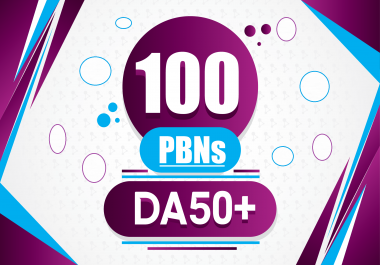 Provide Guaranteed 100 DA50+To70 Homepage PBNs Backlinks to Rank 1st