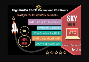 Backlinsk Express Manual 10+ PBN Links - DA 20+ and TF 20+Hey