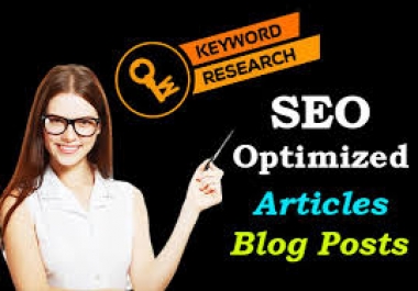 I will Write 1000words article seo optimized