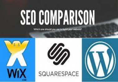 We will provide Website optimization services SEO to squarespace,  wordpress or wix webpage