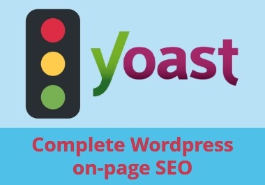 On page optimization with yoast seo