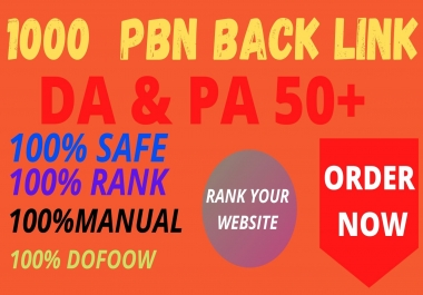 GET 1000+ High PBN Backlink Rank your Google site. We give you always a better solution.