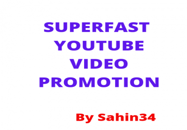 Super fast youtube video promotion instantly