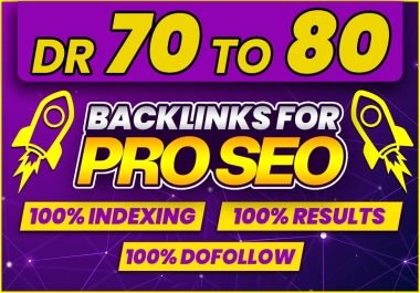 White hat off page SEO Backlinks on high domain rating sites
