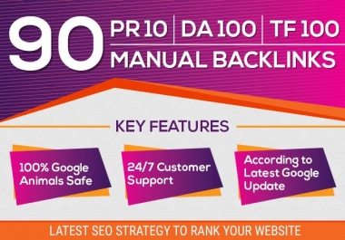 Boost Your Website Ranking with Our 90 SEO BACKLINKS