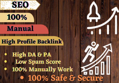 Build 30 High Authority 30 Profile Creation Backlinks for Google Higher Ranking