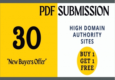 Manual PDF submission on top 30 document sharing sites