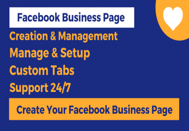 I will create an optimized Facebook business page