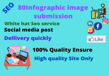 I will submit 80 infographic image submission